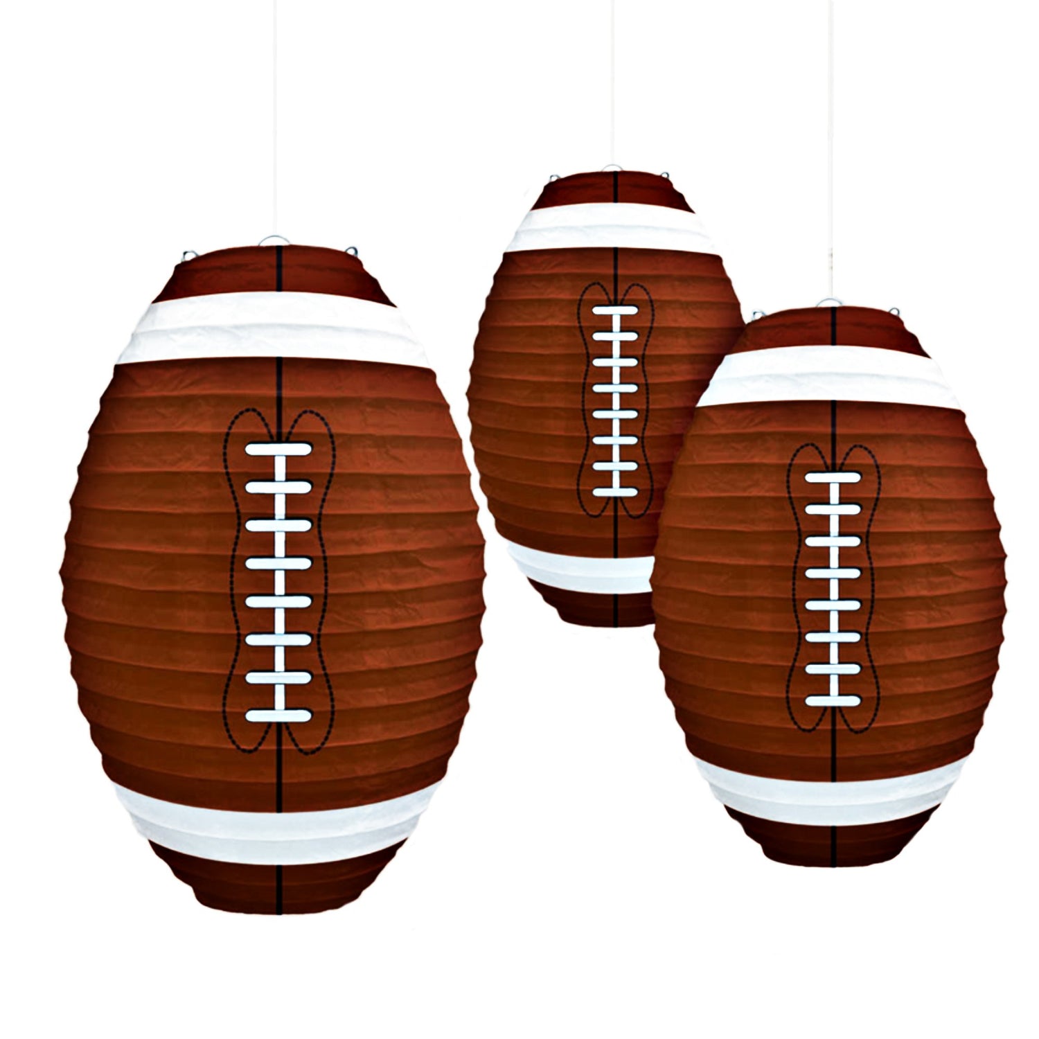 Football 12" Paper Lanterns