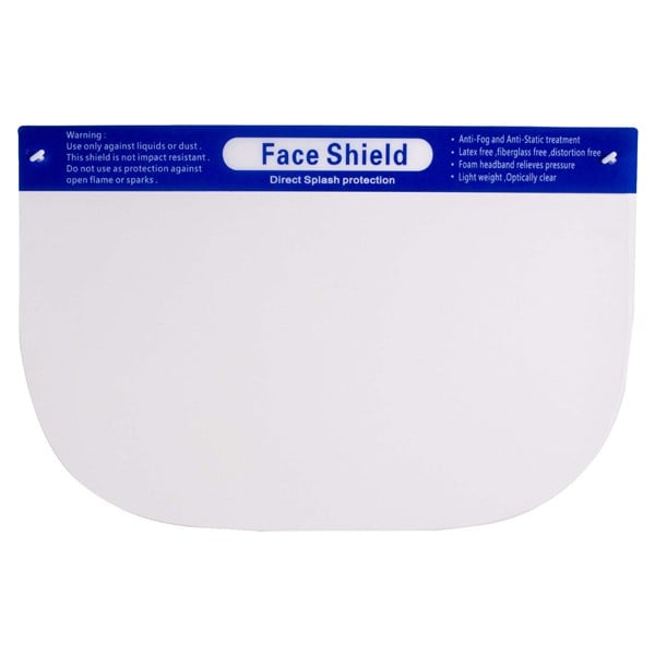 Splash Protection Face Shields