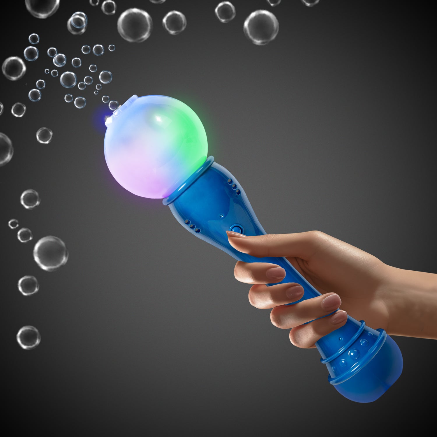 LED Blue Bubble Wand