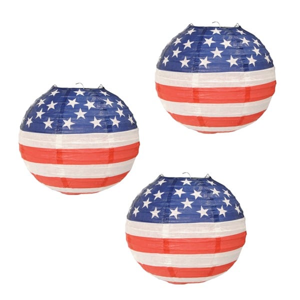 Patriotic Paper Lanterns