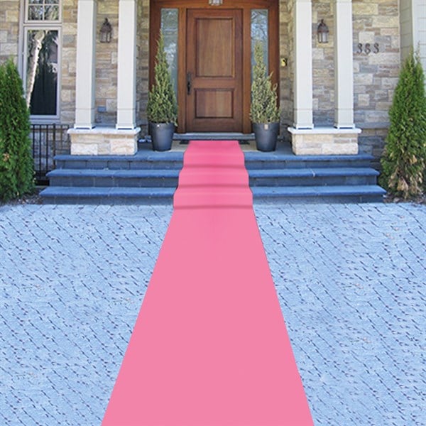 Themed Pink Carpet Floor Runner