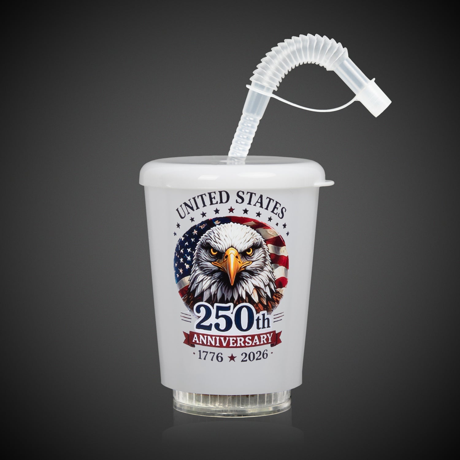 250TH ANNIVERSARY 12 oz. LED Cup with Straw